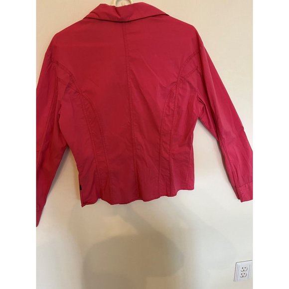 BCBG Max Azria Pink Women's Stretch Blouse-XL - Picture 2 of 4